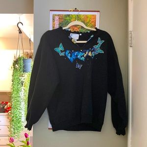 butterfly themed sweater 🦋